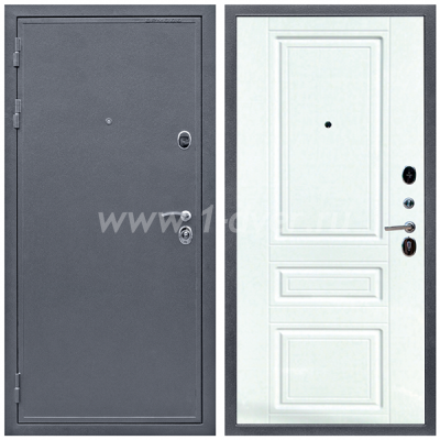 Входная дверь Армада Престиж Антик серебро ФЛ-243 Ясень белый 16 мм