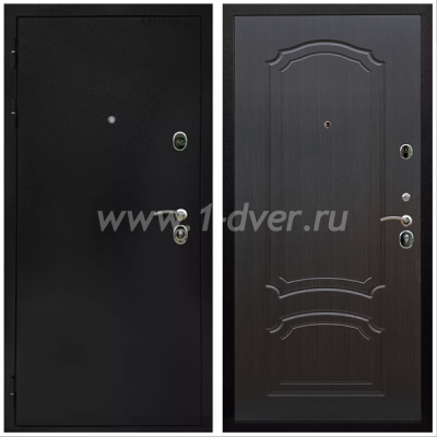 Входная дверь Армада Престиж Черная шагрень ФЛ-140 Венге 6 мм