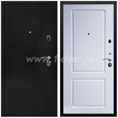 Входная дверь Армада Престиж Черная шагрень ФЛ-117 Белый матовый 16 мм
