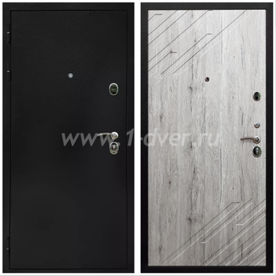 Входная дверь Армада Престиж Черная шагрень ФЛ-143 Рустик натуральный 16 мм