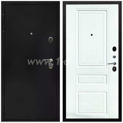 Входная дверь Армада Престиж Черная шагрень ФЛ-243 Ясень белый 16 мм