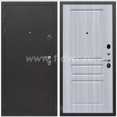 Входная дверь Армада Престиж Черный шелк ФЛ-243 Сандал белый 16 мм