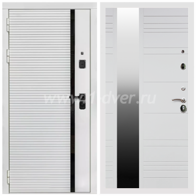 Входная дверь Армада Каскад white ФЛЗ-Сити Белый матовый 16 мм