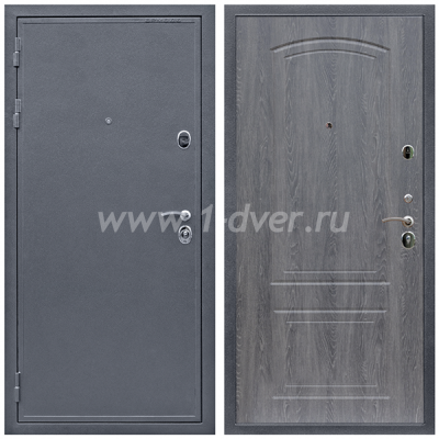 Входная дверь Армада Престиж 2 Антик серебро ФЛ-138 Дуб филадельфия графит 6 мм