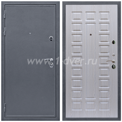 Входная дверь Армада Престиж 2 Антик серебро ФЛ-183 Беленый дуб 16 мм