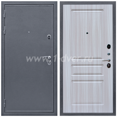 Входная дверь Армада Престиж 2 Антик серебро ФЛ-243 Сандал белый 16 мм