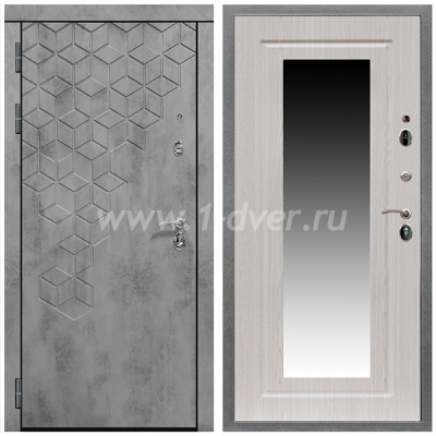 Входная дверь Армада Квадро ФЛЗ-120 Беленый дуб 16 мм