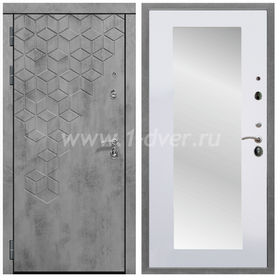 Входная дверь Армада Квадро ФЛЗ-Пастораль Белый матовый 16 мм