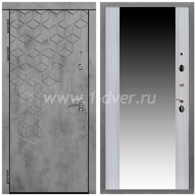 Входная дверь Армада Квадро СБ-16 Сандал белый 16 мм