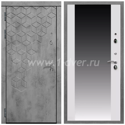 Входная дверь Армада Квадро СБ-16 Белый матовый 16 мм