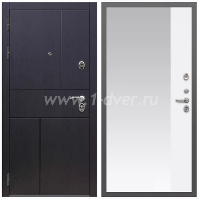 Входная дверь Армада Оникс ФЛЗ-Панорама-1 Белый матовый 16 мм