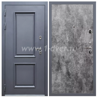 Входная дверь Армада Корса-2 ПЭ Цемент темный 6 мм