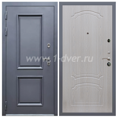 Входная дверь Армада Корса-2 ФЛ-140 Беленый дуб 6 мм
