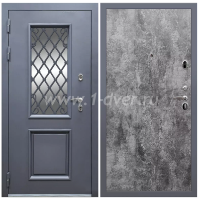 Входная дверь Армада Корса Премиум ПЭ Цемент темный 6 мм