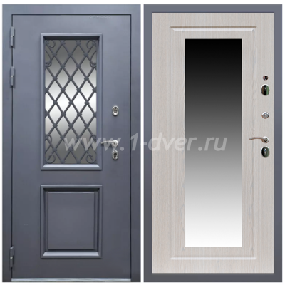 Входная дверь Армада Корса Премиум ФЛЗ-120 Беленый дуб 16 мм