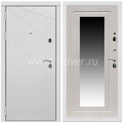 Входная дверь Армада Тесла ФЛЗ-120 Беленый дуб 16 мм