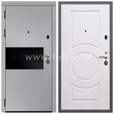 Входная дверь Армада Гарант Милк рикамо софт ФЛС-502 МС-100 Белый матовый 16 мм