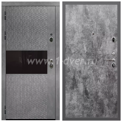 Входная дверь Армада Гарант Штукатурка графит ФЛС-502 ПЭ Цемент темный 6 мм