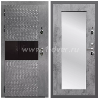 Входная дверь Армада Гарант Штукатурка графит ФЛС-502 ФЛЗ-Пастораль Бетон темный 16 мм