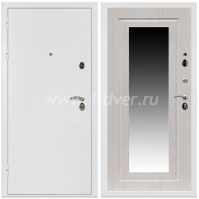 Входная дверь Армада Престиж ФЛЗ-120 Беленый дуб 16 мм