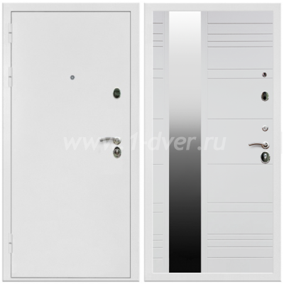 Входная дверь Армада Престиж 2080 ФЛЗ-Сити Белый матовый 16 мм