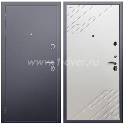 Входная дверь Армада Люкс Антик серебро ФЛ-143 Шате крем 16 мм