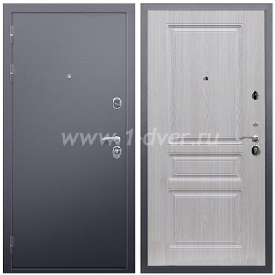 Входная дверь Армада Люкс Антик серебро ФЛ-243 Беленый дуб 16 мм
