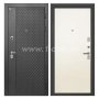 Входная дверь Интекрон Олимпия лофт черный, силк жасмин