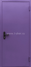 Противопожарная однопольная дверь П-дд-1 - металлические двери 1,5 мм с установкой