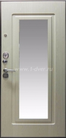 Железная дверь с зеркалом ДД-67 - входные двери премиум класса с установкой