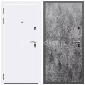 Входная дверь Армада Кварц ПЭ Цемент темный 6 мм - белые входные двери с установкой