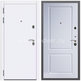 Входная дверь Армада Кварц ФЛ-117 Белый матовый 16 мм - светлые входные двери  с установкой