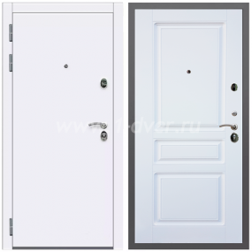 Входная дверь Армада Кварц ФЛ-243 Белый матовый 16 мм - светлые входные двери  с установкой