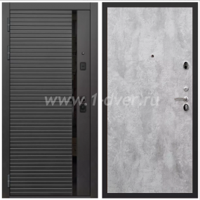 Входная дверь Армада Каскад black ПЭ Цемент светлый 6 мм - входные двери ламинат с установкой