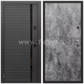 Входная дверь Армада Каскад black ПЭ Цемент темный 6 мм - входные двери в Химках с установкой