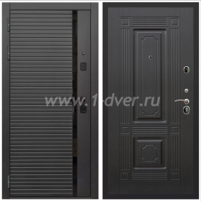 Входная дверь Армада Каскад black ФЛ-2 Венге 6 мм - входные двери в новостройку с установкой