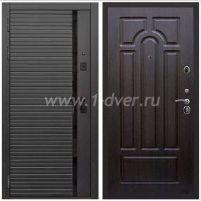 Входная дверь Армада Каскад black ФЛ-58 Венге 6 мм - входные двери фрезерованная панель с установкой