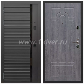 Входная дверь Армада Каскад black ФЛ-58 Дуб филадельфия графит 6 мм - входные двери в новостройку с установкой