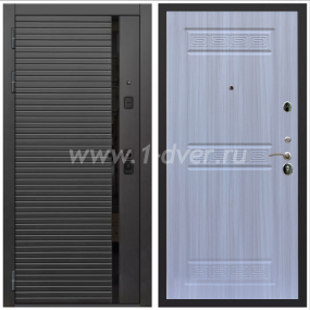 Входная дверь Армада Каскад black ФЛ-242 Сандал белый 10 мм - узкие входные двери с установкой