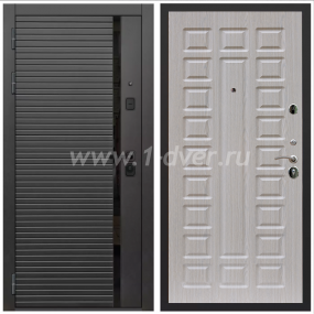 Входная дверь Армада Каскад black ФЛ-183 Сандал белый 16 мм - парадные двери с установкой