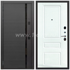 Входная дверь Армада Каскад black ФЛ-243 Ясень белый 16 мм - парадные двери с установкой