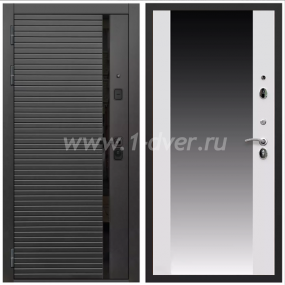 Входная дверь Армада Каскад black СБ-16 Белый матовый 16 мм - одностворчатые металлические двери с установкой