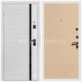 Входная дверь Армада Каскад white ПЭ Беленый дуб 6 мм - наружные металлические утепленные двери с установкой