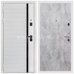Входная дверь Армада Каскад white ПЭ Цемент светлый 6 мм - герметичные входные двери с установкой