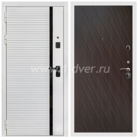 Входная дверь Армада Каскад white ФЛ-86 Венге структурный 16 мм - легкие металлические двери с установкой