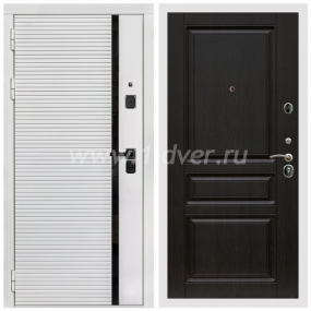 Входная дверь Армада Каскад white ФЛ-243 Венге 16 мм - входные двери цвета шагрень белая с установкой