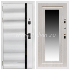 Входная дверь Армада Каскад white ФЛЗ-120 Беленый дуб 16 мм - входные двери цвета шагрень белая с установкой