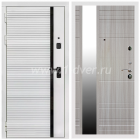 Входная дверь Армада Каскад white ФЛЗ-Сити Сандал белый 16 мм - глухие металлические двери (входные) с установкой
