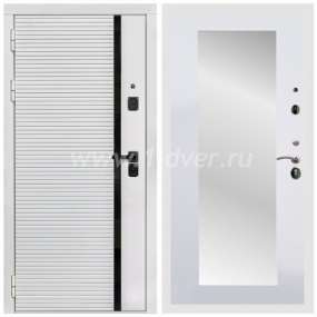Входная дверь Армада Каскад white ФЛЗ-Пастораль Белый матовый 16 мм - глухие металлические двери (входные) с установкой