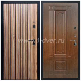Входная дверь Армада Вектор ФЛ-2 Моренная береза 6 мм - качественные входные металлические двери (цены) с установкой